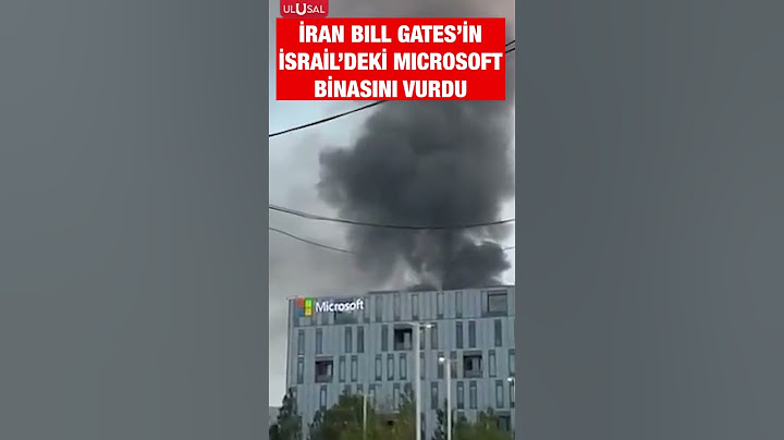 İran İsrail'de yer alan Bill Gates'e ait Microsoft binasını hedef aldı #shorts #israil #iran #keşfet