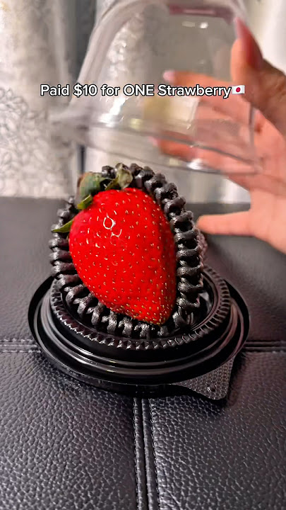 $10 for ONE strawberry!?