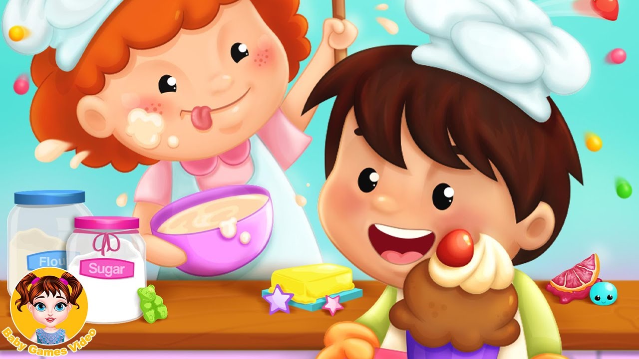 Cupcakes cooking and baking games for kids Baby Cooking! BabyGames