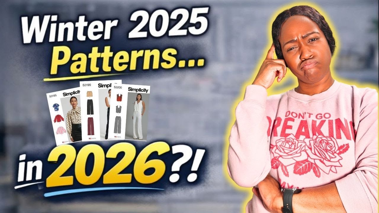 Выкройки Simplicity на зиму 2025 года... в 2026 году! Только что появились новые выкройки.