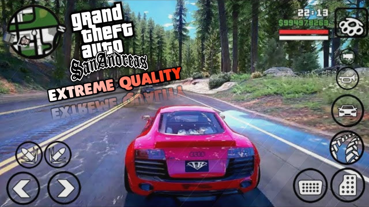 SUPER KEREN!! GTA SA EXTREME QUALITY MOD for Android | Full Mod & Cheat ...