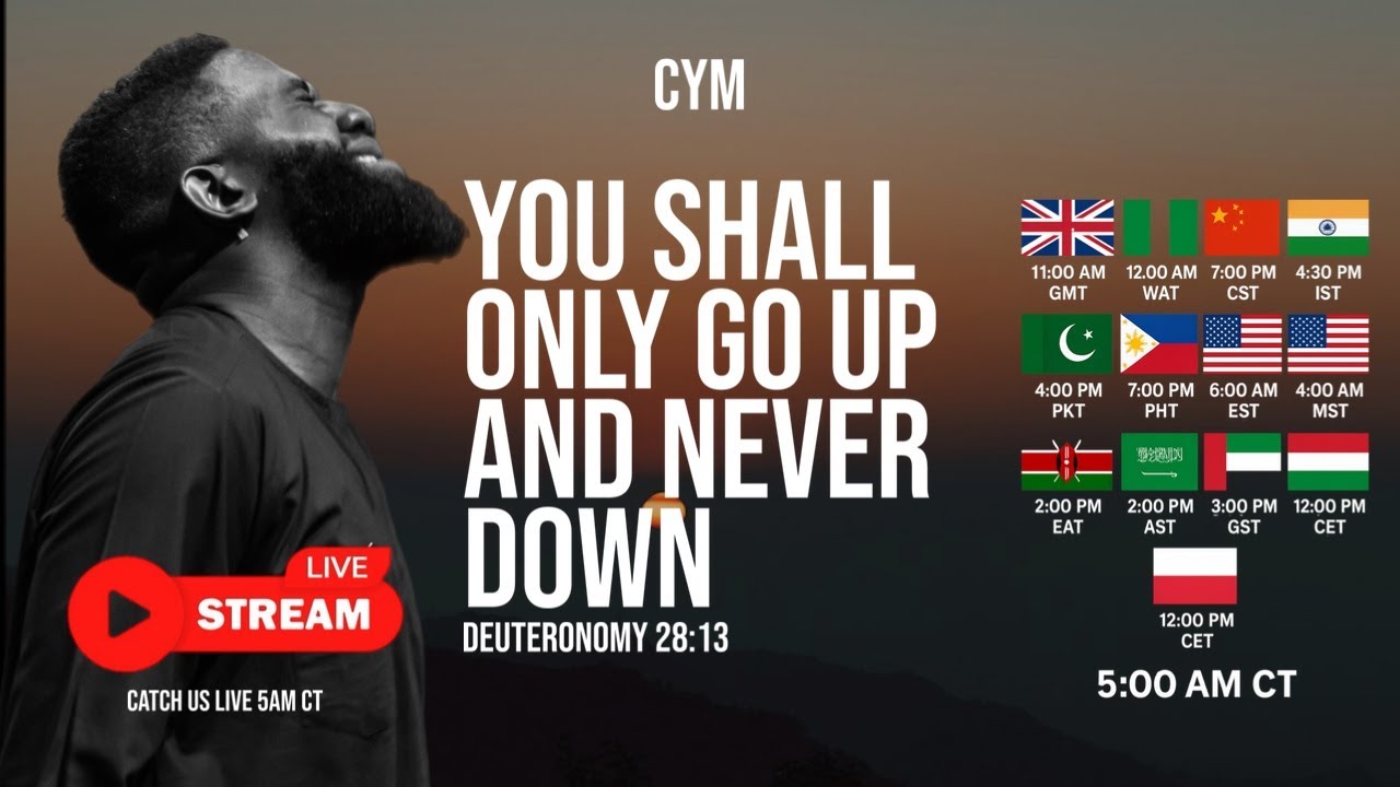 You Shall Only Go Up And Never Down! COMMAND YOUR MORNING | February 6, 2026