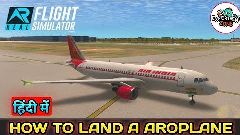 How To  Land A320 On RFS - Real Flight Simulator | The Game Flix