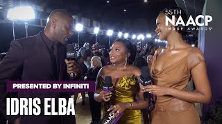 Idris & Sabrina Elba Share A Moment With Naturi Naughton | Presented By @Infinitiusa