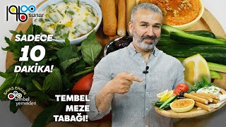 HEM EKONOMİK HEM LEZİZ! 10 DAKİKADA MEZE TABAĞI!