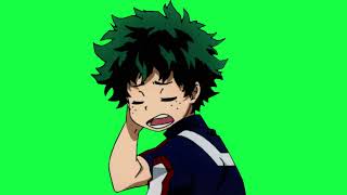 Midoriya Mha Anime Green Screen