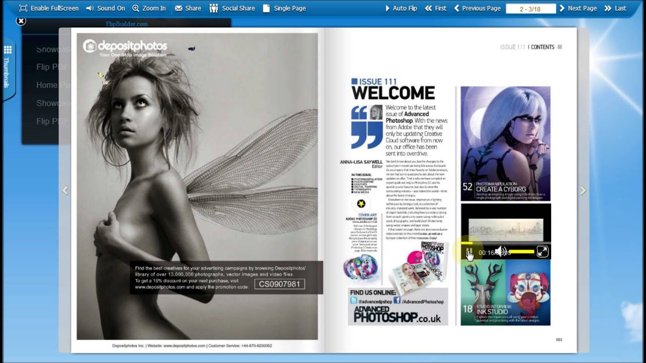 Use Android magazine app creator to create responsive & smooth mobile reading experience magazines