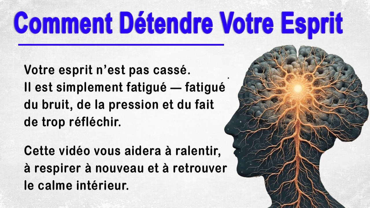 Comment Détendre Votre Esprit || Apprenez le français avec des histoires simples (A1–A2)