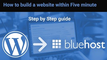 How to Build a website on bluehost 2021 within 5 minute Step by step guide