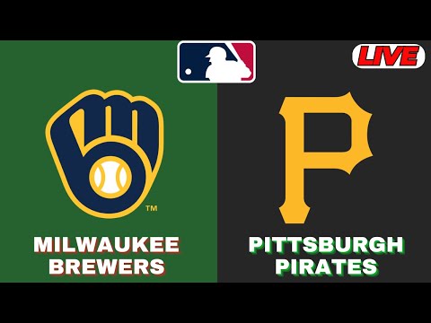 🔴LIVE : Milwaukee Brewers Vs Pittsburgh Pirates | MLB 2025 | MLB Live Baseball Score
