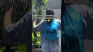 The Ultimate Drawstring Bag | Must-Have for Everyone | GoSun