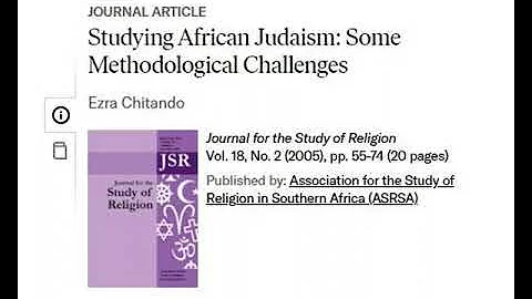 African Influence on Judaism #Africa #Judaism #History