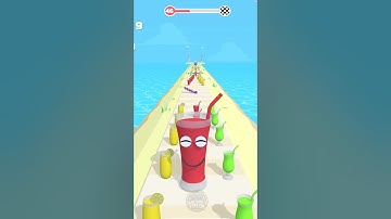 Juice Run Lv.46 : Satisfying Mobile Gameplay #JuiceRun #satisfying #mobilegame #funnygame #shorts