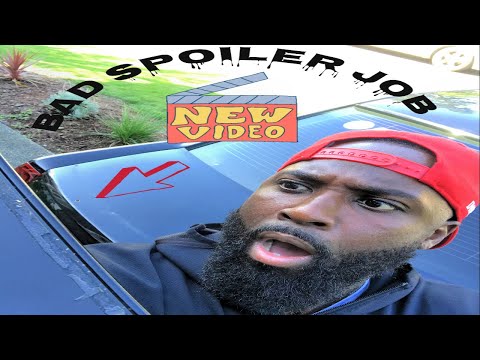 HOW TO INSTALL A SRT STYLE TRUNK SPOILER ON YOUR CHRYSLER 300S