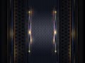 Black metal lighting technology Animated
