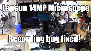 Lapsun 14MP Digital Microscope - The recording bug is fixed.