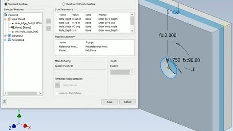 Inventor - How to Model a Compound iFeature