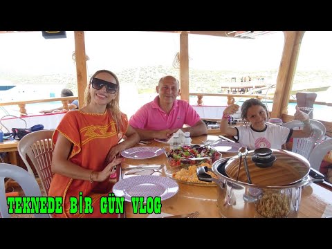 TEKNEDE BİR GÜN ! TEKNE TURU VLOG