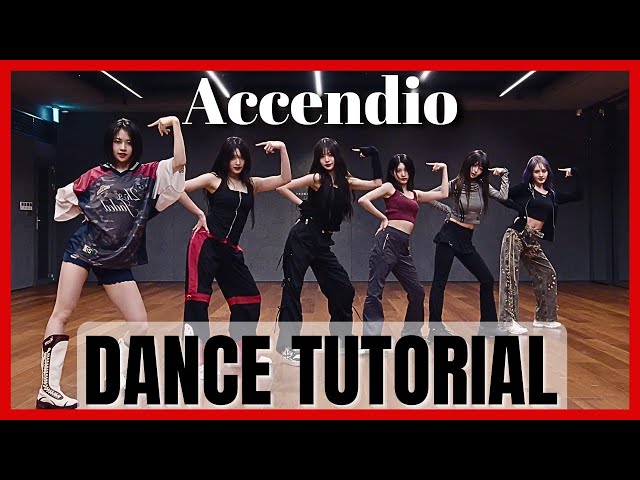 IVE - 'Accendio' Dance Practice Mirrored Tutorial (SLOWED) class=