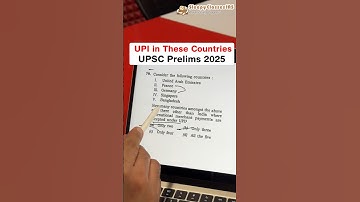 UPI Question,  UPSC Prelims 2025 solved and discussed