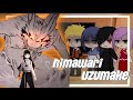 react to himawari |Uzumaki and Uchiha FAMILY| Tow blue vortex||gacha club|| part 4
