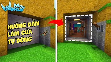 Mini World : Block Art HƯỚNG DẪN LÀM CỬA TỰ ĐỘNG TRONG MINI WORLD*GUMBALL MINI WORLD
