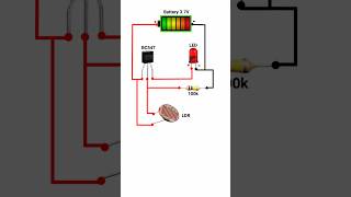 Auto night LED light circuit LDR sensor LDR project shorts pbexperiment