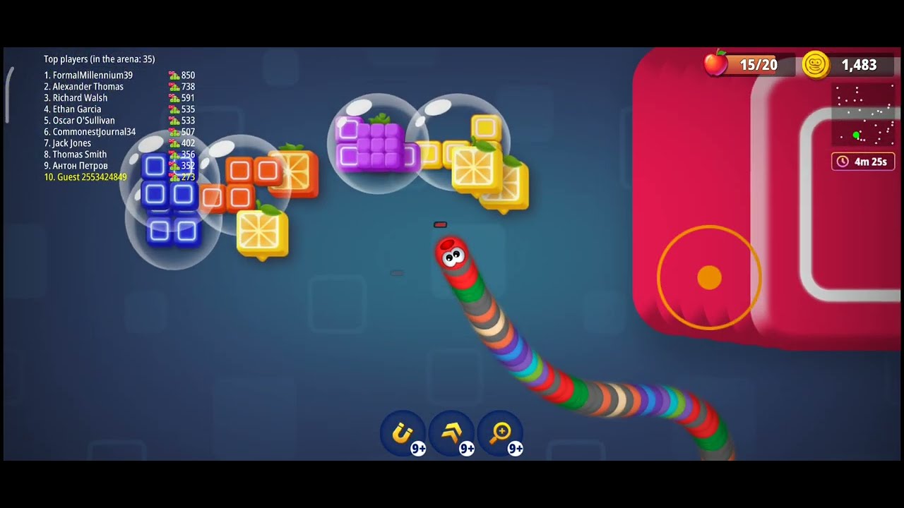 TRICKY BLOCKS SPECIAL GAME Worms Zone.io/Slither SnakeBiggest Worm
