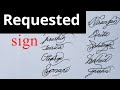 How to make your signature signature style of my name