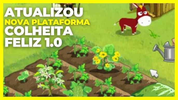 COLHEITA FELIZ: MELHOR JOGO DE FAZENDA - PLANTANDO BERINJELA! 