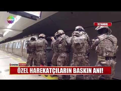 Özel harekatçıların baskın anı!