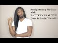 CURLY TO STRAIGHT: Straightening My 3C/4A Natural Hair with PATTERN BEAUTY