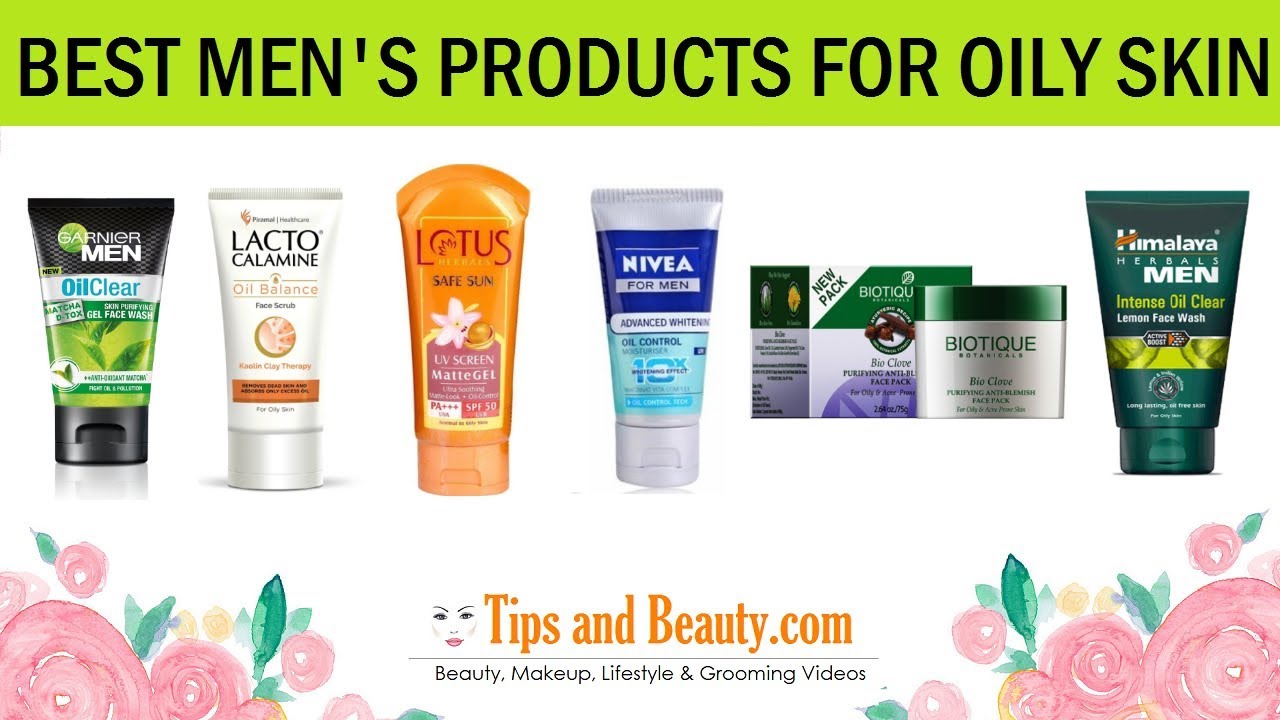 10 Best Men's Skin Care Products for Oily Skin in India - YouTube