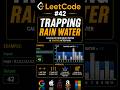Trapping rain water #coding #programming #dsa #trendingshorts