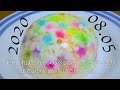 【虹色菓子】星空虹色ゼリー作ってみた【旧七夕】