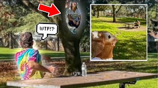 Airdropping Strangers *WEIRD/SCARY* Pictures While Behind Them!