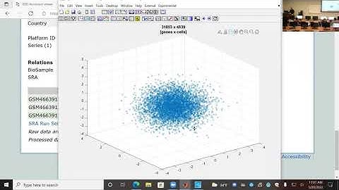Single-cell Gene Expression Analysis Tool (scgeatool) in Matlab, Demo 1