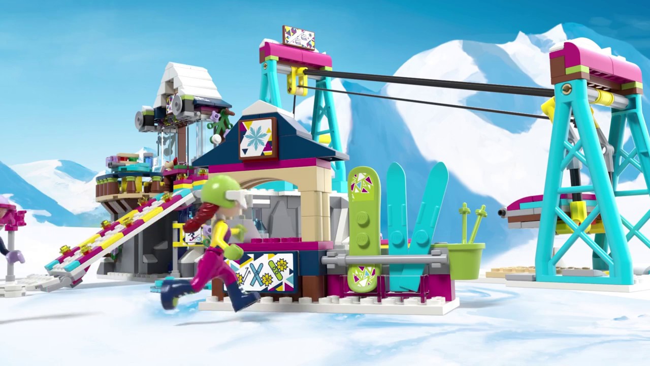 Lego Friends Snow Resort Ski Lift 41324 Youtube