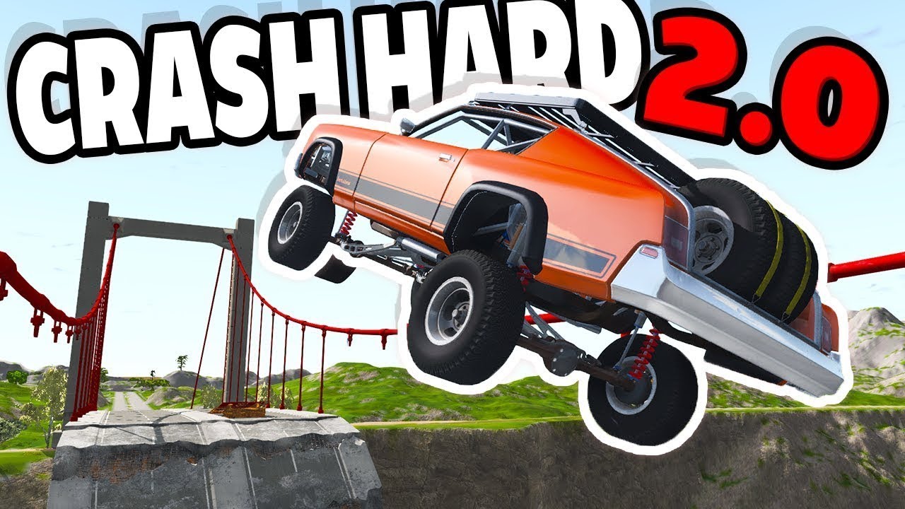 😱Дорога смерти в Beamng Drive The Crash Hard №1 Youtube