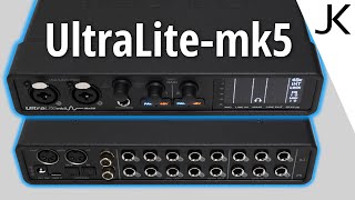 MOTU UltraLite-mk5 Audio Interface - REVIEW (audio performance tested)