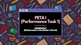 GEMMW01X (Mathematics in the Modern World) - PETA 1