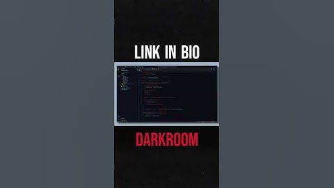 #Darkroom the best #vscode #theme for night coders and dark mode users ❤️😃