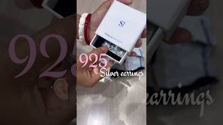 Silver earrings #earrings #silver #925silver #silverfied #ytshorts #explore #fyp #viral