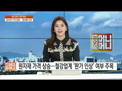   원자재 가격 급등 철강업계 고개 드나