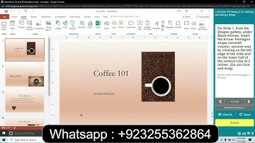 PowerPoint 2A and 2B Simulation Exam 3 | Ppt Ch1 2 Simulation Exam | MYLABIT Pearson Simulation Exam