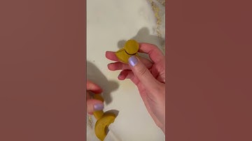 Squid game Circle Polymer Clay Dalgona Cookie #shorts #polymerclay #dalgona