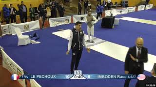 2019 138 T16 01 M F Individual Cairo EGY WC BLUE IMBODEN USA vs LE PECHOUX FRA