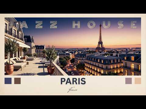 Escape to Paris 🇫🇷 | French Jazz House | Café • Study • Relax