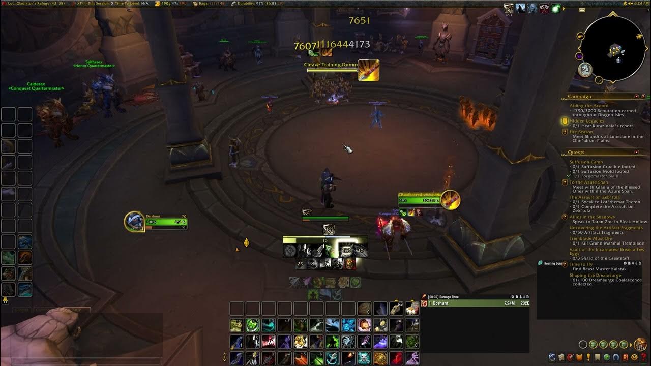 World Of Warcraft target dummy YouTube