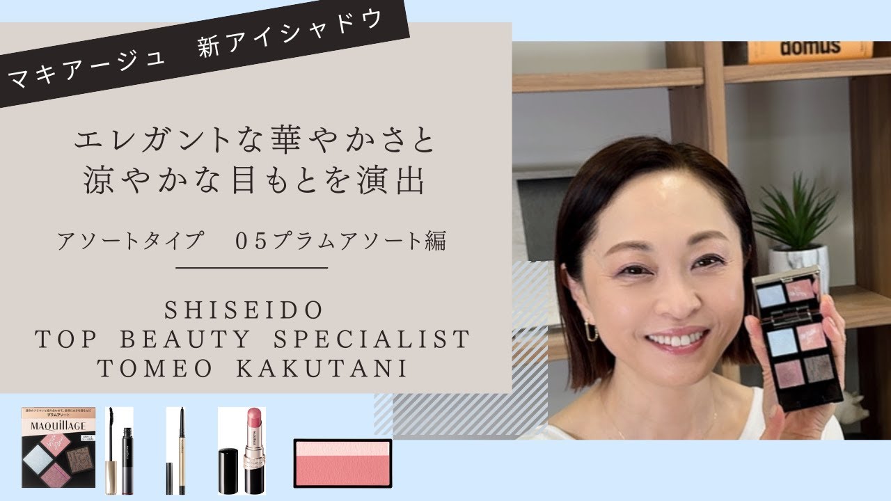 Maquillage Customized Eye Color 05 Plum Assortment: A set of